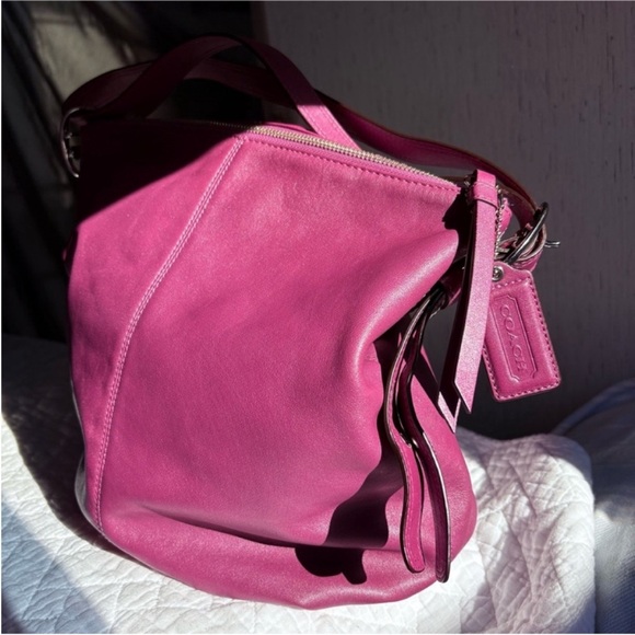 Coach soho hobo bucket buckle bag purple purse oversized crossbody C0968
13882 - Picture 7 of 16